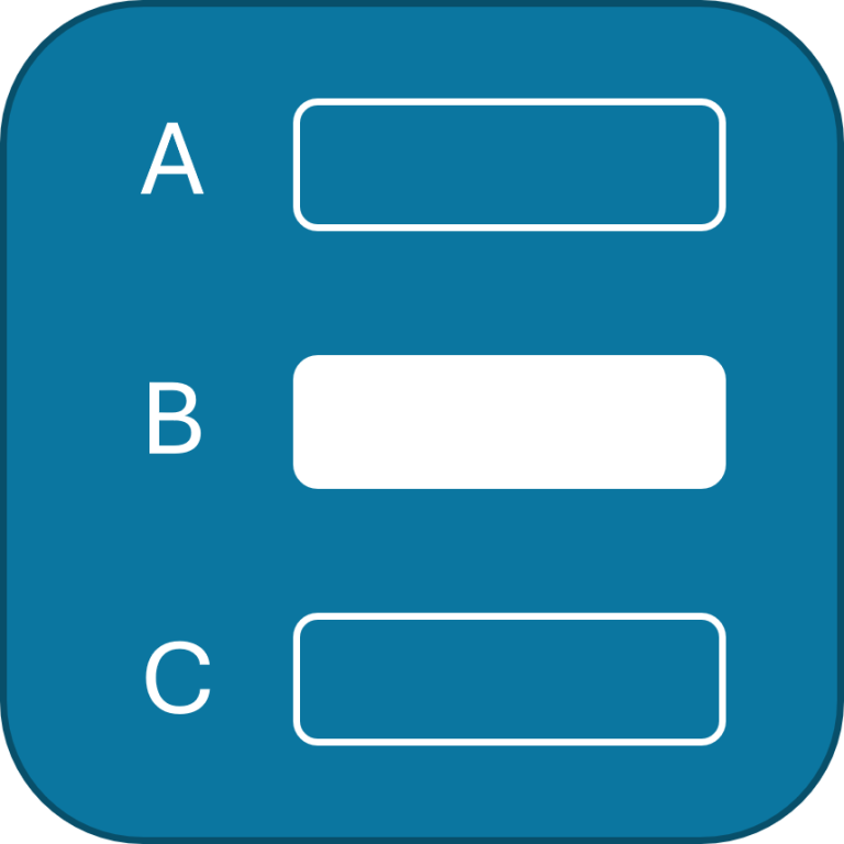 Icon representing decision making gamified approach to training offered by Revisioned that is bespoke, impactful, engaging, memorable