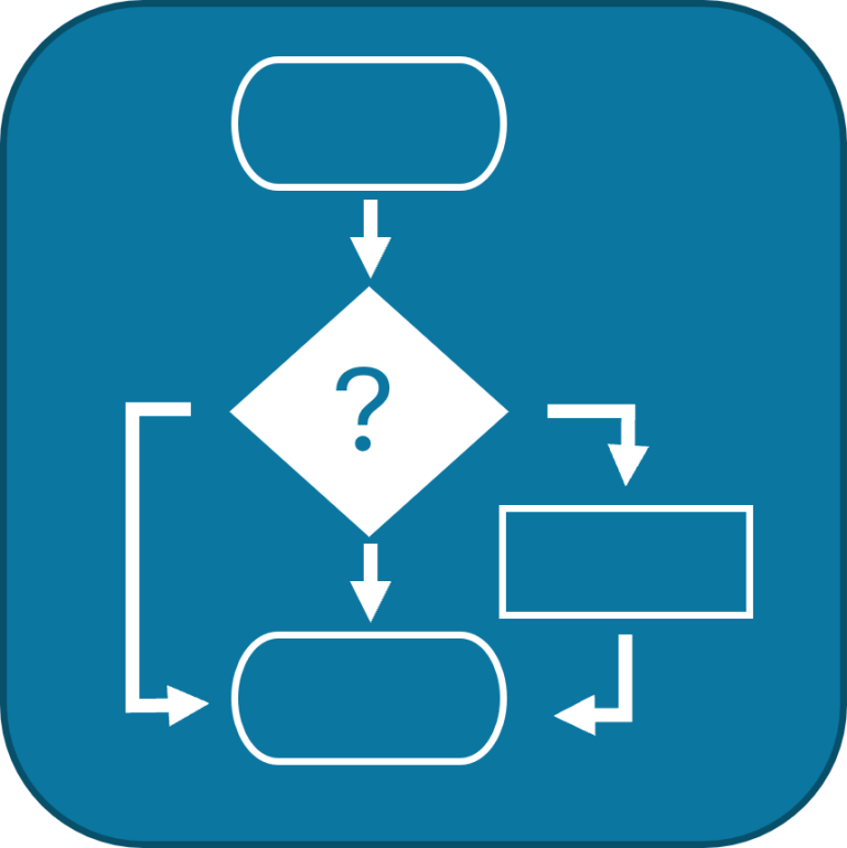 Icon representing process driven gamified approach to training offered by Revisioned that is bespoke, impactful, engaging, memorable